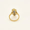 Bague 54 Bague en or jaune, or gris, saphir et diamants 58 Facettes 58FC162
