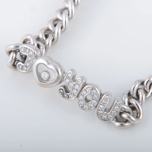Bracelet Bracelet "Joyou" or blanc Diamants 58 Facettes