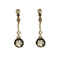 Boucles d'oreilles Boucles d'oreilles pendantes en or rose 18k, platine et diamants 58 Facettes DADB-09