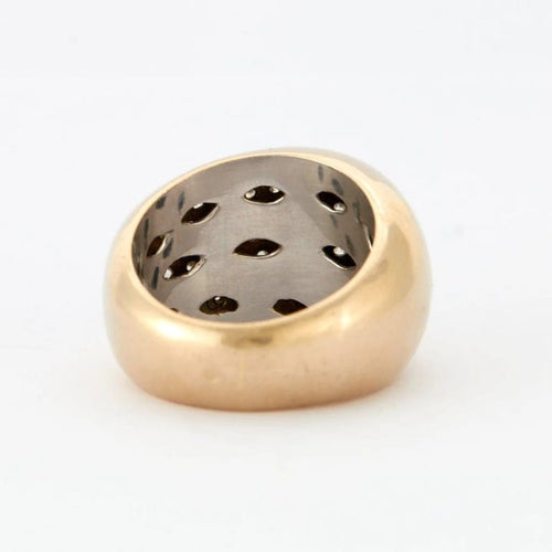 Bague 59 Bague Bandeau Or et Diamants 58 Facettes 4567