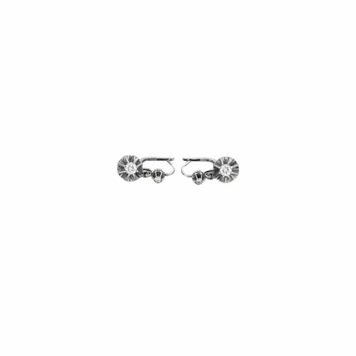 Boucles d'oreilles Boucles d’oreilles Or blanc Diamants 58 Facettes