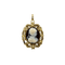 Pendentif Pendentif camée en or jaune 750 et agate 58 Facettes Z15B51440