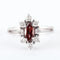 Bague 50 Bague Grenat Diamants 58 Facettes