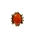 Bague Cornucopia - Bague en or jaune 18 ct et cornaline cabochon 58 Facettes