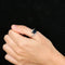 Bague 58 Bague Entrelac Saphir Diamants 58 Facettes FM98