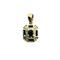 Pendentif Pendentif style Art déco en or jaune 18 carats et saphirs 58 Facettes 721
