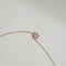 Collier Collier or rose 18 carats serti de diamants 58 Facettes