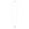 Collier Collier cœur or rose et diamants 58 Facettes