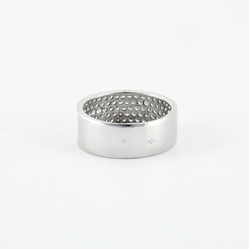 Bague 63 Bague en or blanc & diamants 58 Facettes