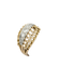 Bague 62 Bague dôme en or jaune 18 carats et diamants 58 Facettes 33373