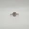 Bague 58 Bague or blanc 18 carats sertie d'un diamant 58 Facettes