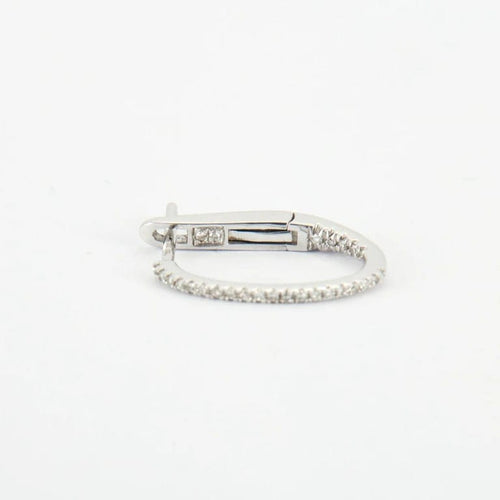 Boucles d'oreilles Boucles d'oreilles en Or blanc, diamants 58 Facettes