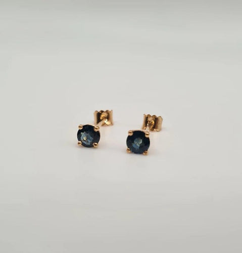 Boucles d'oreilles Boucles d’oreilles or rose et saphir 58 Facettes