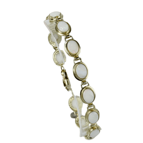 Bracelet Bracelet vintage - Bracelet en or jaune 14 carats et opales 58 Facettes 2556