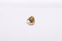 Bague 57 Bague vintage dentelle or jaune, Quartz fumé 58 Facettes 4651