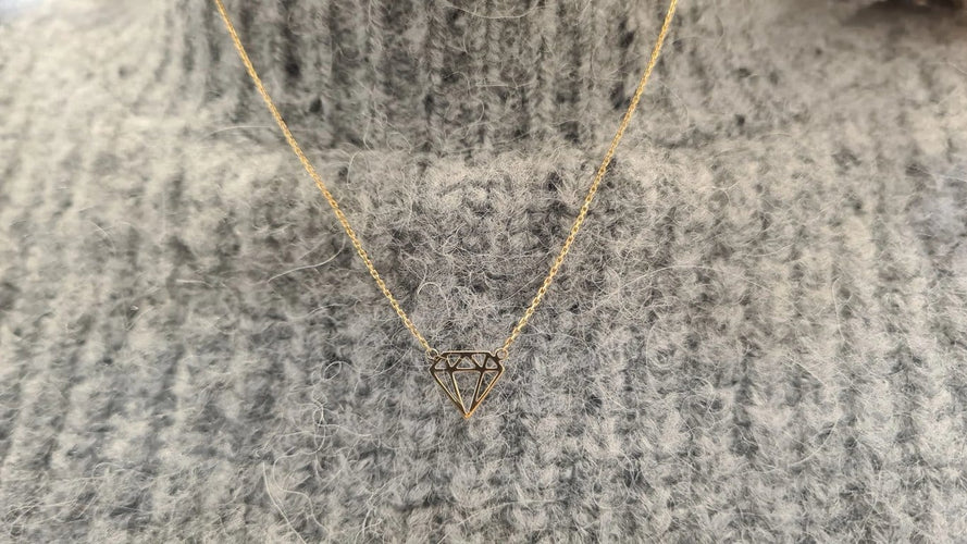 Collier Collier en Or jaune 58 Facettes