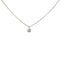 Collier Collier pendentif en or blanc 750‰ et diamant 58 Facettes 250210R