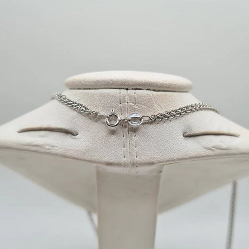 Collier Chaîne en or blanc 18 carats - 45 cm 58 Facettes
