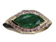Bague 59 Bague Marquise en or jaune avec émeraude et diamant rose 58 Facettes BA-1387