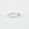 Bague 53 Bague Or blanc Diamants 58 Facettes