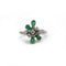 Bague 56 Bague - Or, Diamants et Emeraudes 58 Facettes 250305R