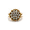Bague 59 Bague Dôme - Or jaune, Platine et Diamants 58 Facettes 250314R