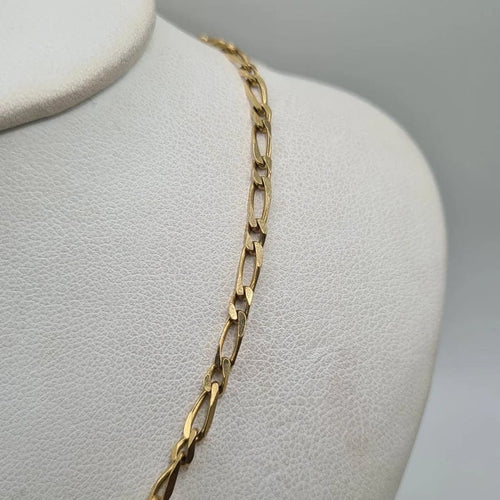 Collier Chaine or jaune 18 carats 58 Facettes