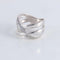 Bague 59 Bague Croisée Diamants 58 Facettes FM97