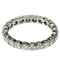 Bague 50 Bague mémoire en or blanc 750 et 22 diamants 58 Facettes 2525