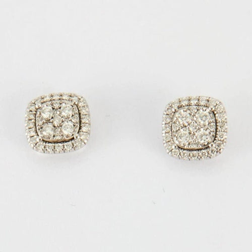 Boucles d'oreilles Boucles d'oreilles en Or blanc & diamants 58 Facettes