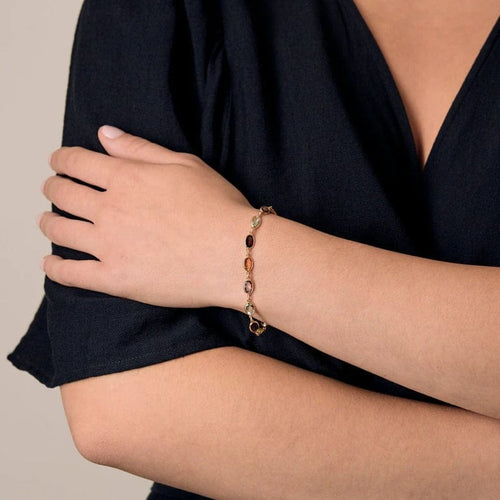 Bracelet Bracelet en Or jaune et pierres fines de couleurs 58 Facettes CHAL0749X6