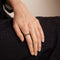 Bague 52 Alliance en Or gris, saphirs 58 Facettes