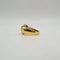 Bague 54.5 Bague bombée or jaune 18 carats sertie d’une citrine et diamants 58 Facettes