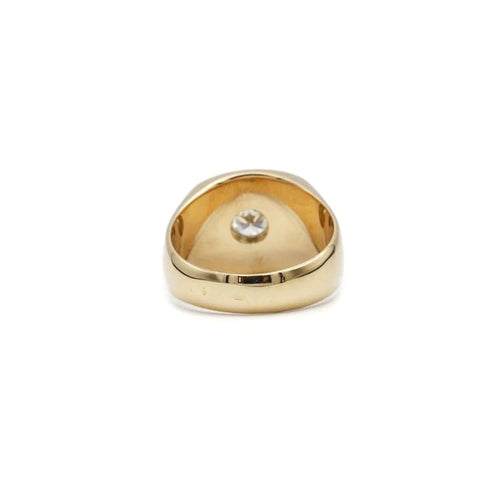 Bague 59 Bague en Or jaune & Diamant 58 Facettes 230142R
