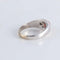 Bague 64 Bague Jonc anglais Rubis cabochon Diamants 58 Facettes FM100