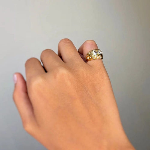 Bague 46 Bague - Or & Diamants 58 Facettes 250237R