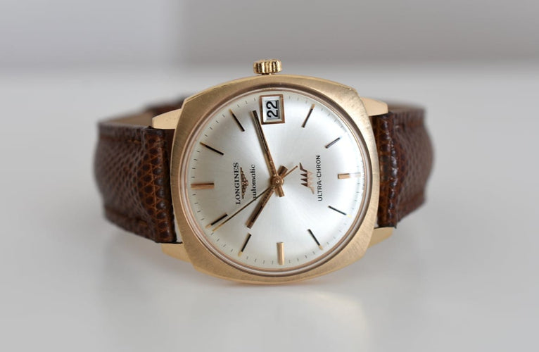 Montre Longines Ultra-Chron - Montre automatique en or jaune 18 carats, réf. 8357/1 58 Facettes LON-300