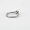 Bague 54 Bague Solitaire Or blanc Diamants 58 Facettes