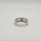 Bague 56 Bague or blanc 18 carats sertie de diamants 58 Facettes