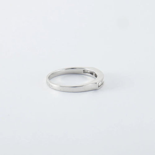 Bague 54 Bague en or blanc & diamants 58 Facettes