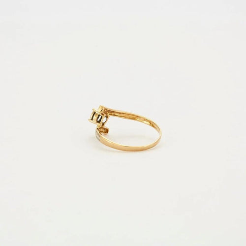 Bague 58.5 Bague Or jaune Diamants 58 Facettes