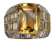 Bague Bague Topaze Jaune et Diamants en or jaune 58 Facettes BA-1282