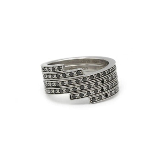Bague 55 Bagues La Spirale - DINH VAN 58 Facettes 250020R-250021R