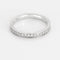 Bague 48 Alliance semi pavée en or blanc et diamants 58 Facettes SAP0658