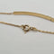 Bracelet Bracelet or jaune 18 carats serti d’une barrette de diamants 58 Facettes