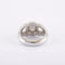 Bague 55 / Blanc/Gris / Or 750 Bague Solitaire Diamant 0.93 carat 58 Facettes 140121R