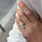 Bague 53 Bague Toi et Moi - Or, platine et diamants 58 Facettes 250031SP