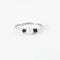 Bague 53 Bague en or blanc, diamants & perle 58 Facettes