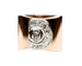 Bague 53 Bague tank en or rouge 750 et diamants 58 Facettes A11869