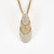 Collier Collier pendentif pavé de diamants en or rose et or gris 58 Facettes LJ25-334
